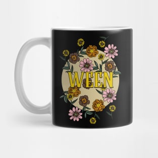 Ween Name Personalized Flower Retro Floral 80s 90s Name Style Mug